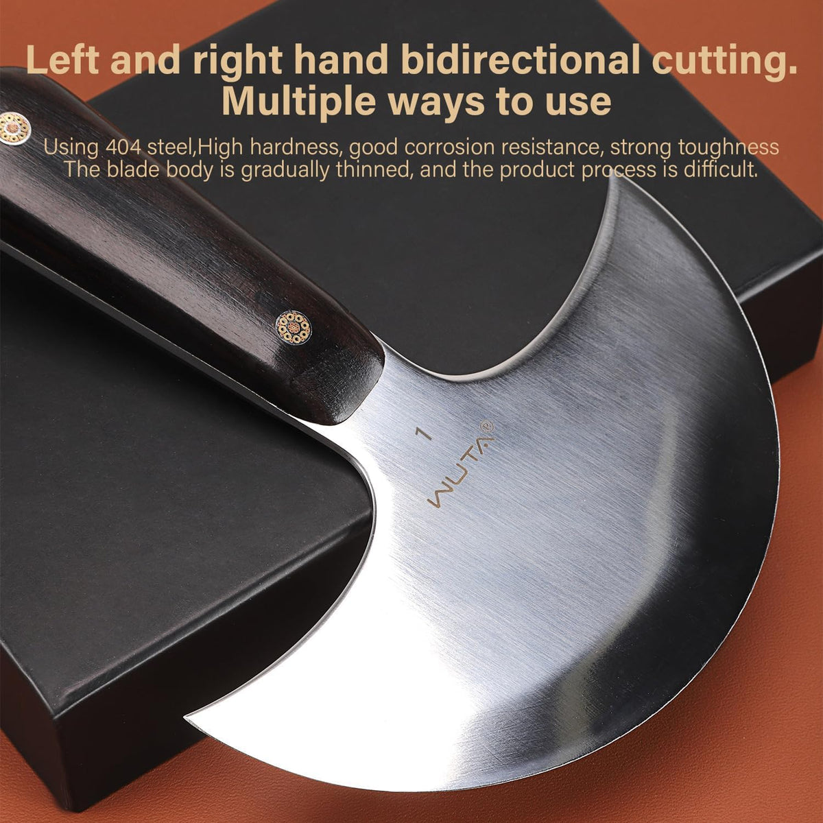 WUTA Leather Cutting Knife Ultra Sharp Round Head Craft Skiving Cutting Tools Round Leathercraft