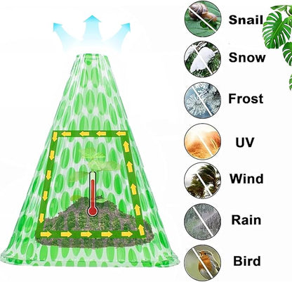 Garden Cloches for Plants, 20 Pack Plant Covers Reusable Plant Bell Cover Protects Plants from