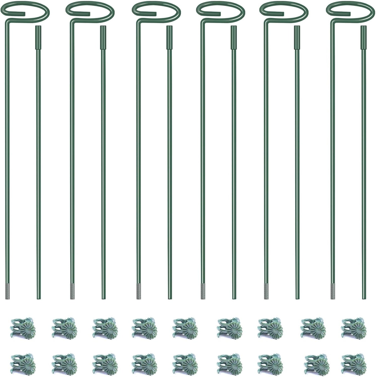 4.5mm Adjustable Length Plant Stake, Assembled (12 or 24 inch) Outdoor and Indoor Plant Support