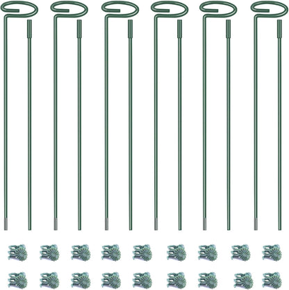 4.5mm Adjustable Length Plant Stake, Assembled (12 or 24 inch) Outdoor and Indoor Plant Support