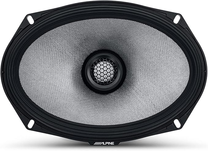 Alpine 6x9 R2 High-Resolution Speaker Bundle - A Pair of R2-S69C 2-Way Component Speakers & a Pair