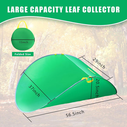UQM Leaf Collector, Portable Pop Up Leaf Bags, Foldable Leaf Pick Up Tools Patent Number D1005635