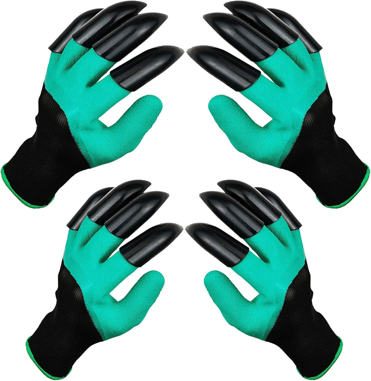 DCCPAA Garden Gloves with Claws,Claw Gardening Gloves for Digging,Planting, Weeding