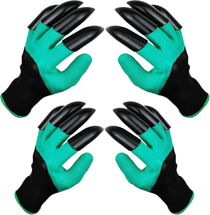 DCCPAA Garden Gloves with Claws,Claw Gardening Gloves for Digging,Planting, Weeding