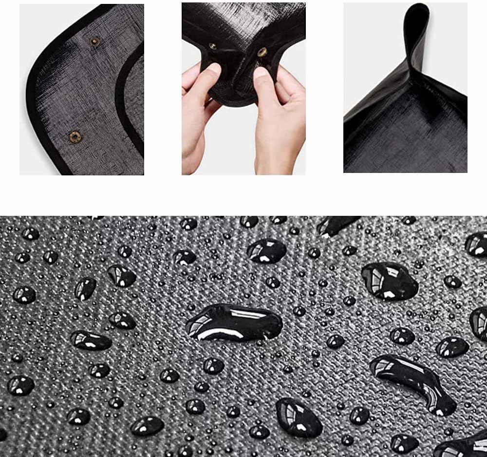 BIUWING 2PCS Indoor Plant Transplanting Repotting Mat Foldable Garden Work Cloth Waterproof Thicken