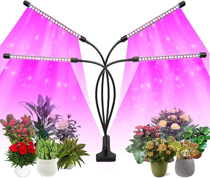 Plant Grow Lights for Indoor Plants Full Spectrum,80 LED Plant Lights for Indoor Growing with