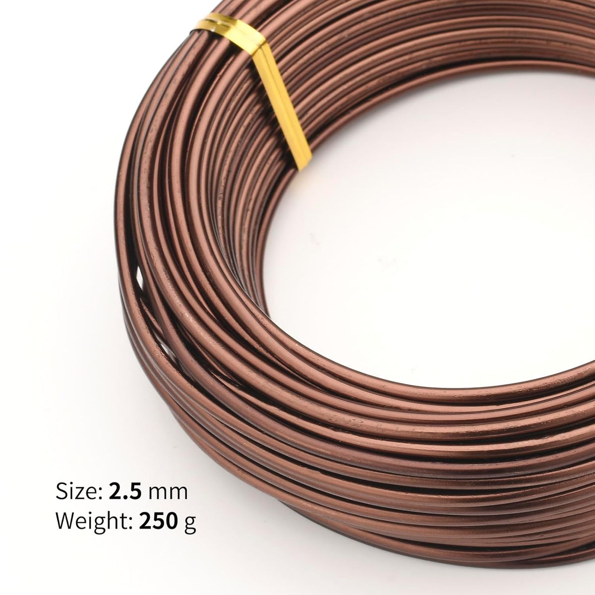 Bronze-2.5-Anodized Aluminum Bonsai Training Wire 250g Large Roll,Many Size to Choose,KSVZS