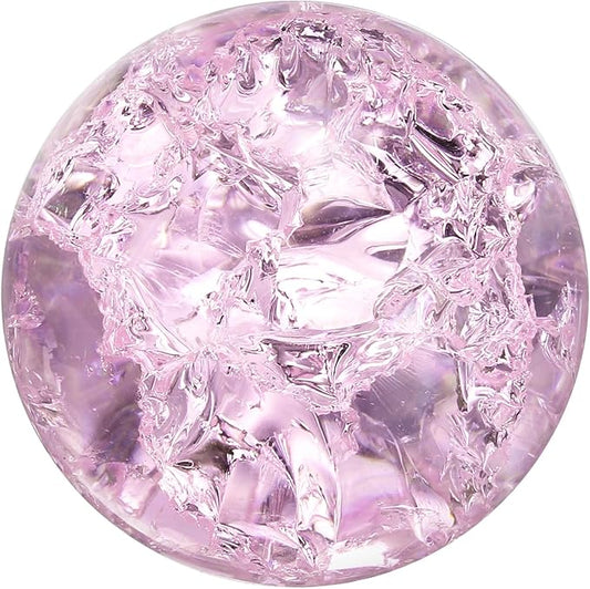 uxcell 30mm/1.2" Crystal Sphere Ball Ice Cracked Glass Solid Decorative Sphere Crystal Ball Prop