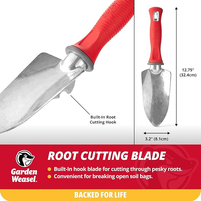 Garden Weasel Garden Trowel | Plant, Dig and Cultivate | Planting and Gardening Hand Digging Tool