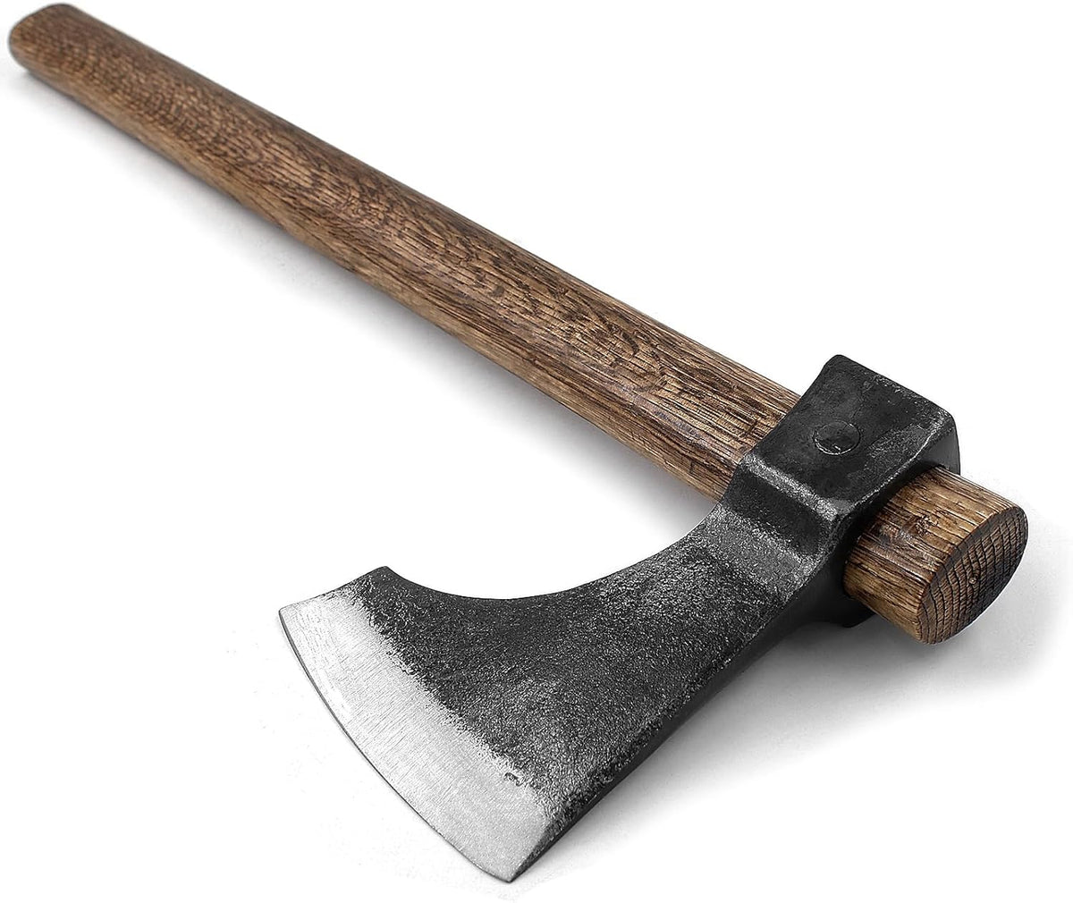 18.9" Throwing Axe, 3Pack Throwing Tomahawk with 1065 High Carbon Steel and Beech Wooden Handle
