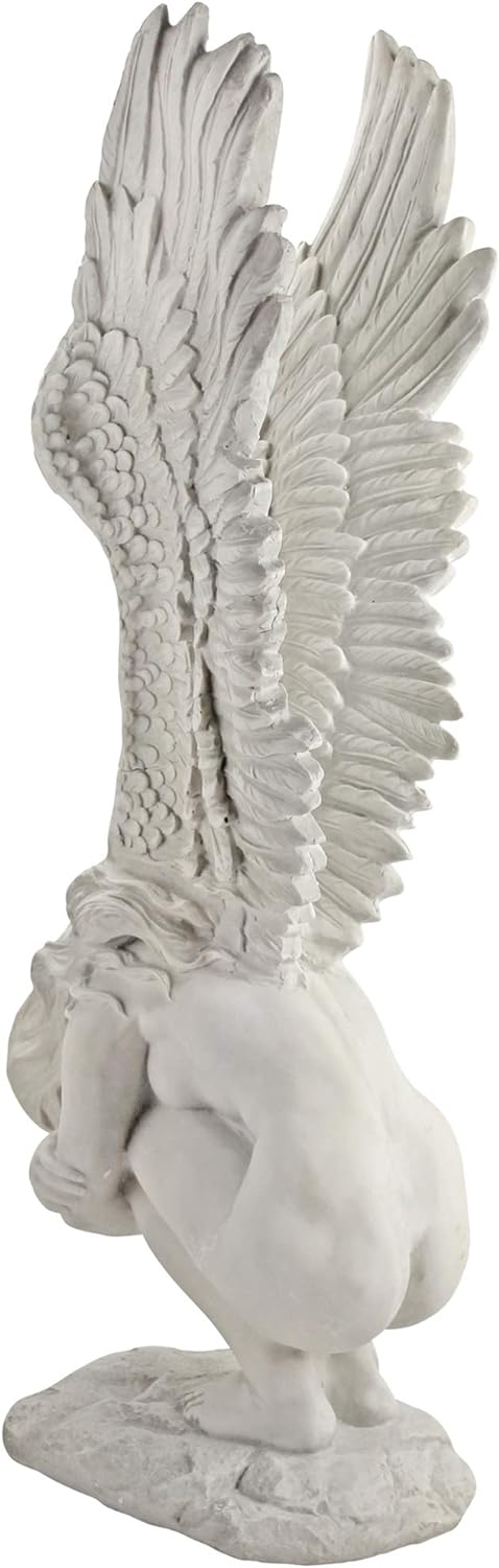Design Toscano Remembrance and Redemption Angel Religious Indoor/Outdoor Garden Statue, Large 30