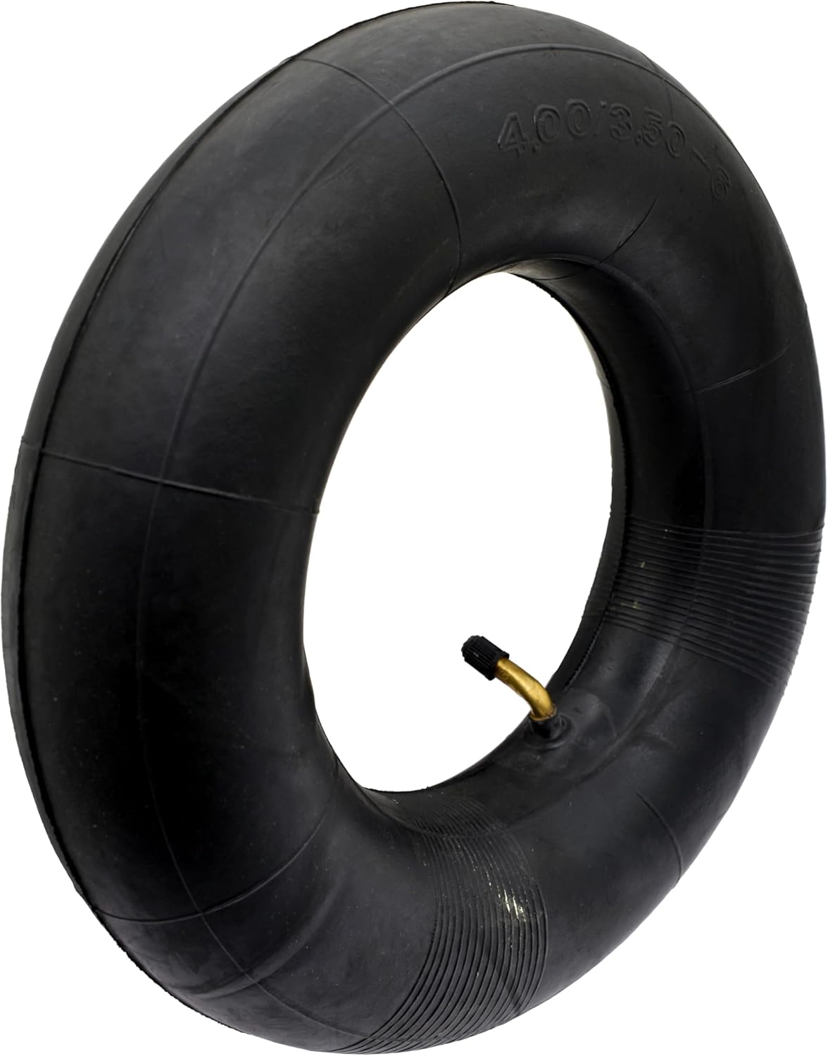 4.00/3.50-6 Replacement Inner Tube with TR87 Bent Valve Stem (1 Pack), for Hand Trucks, Utility