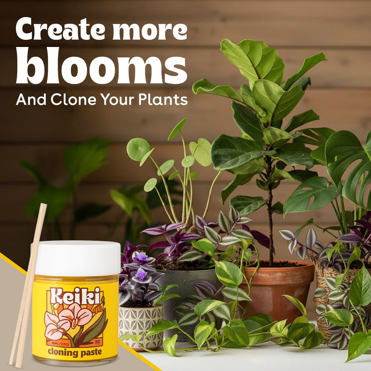 Keiki Paste for Plants to Clone & Create New Growth - 2X The Paste - Rapid Start Cloning Gel for