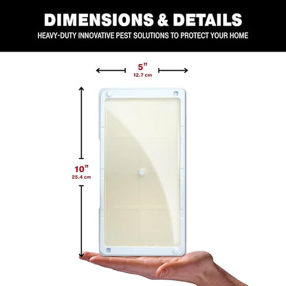 Catchmaster Freeze Resistant Glue Traps 6PK Mouse Traps Indoor for Home, Pest Control Tray for
