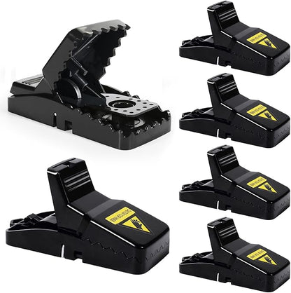 6 Pack Mouse Traps Indoor for Home,Mice Traps for House,Reusable Mouse Trap That Work,Small Mice