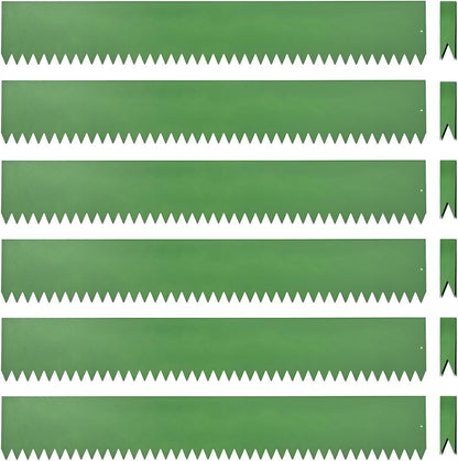 Landscape Edging Kit, Galvanized Steel Edging Landscape Lawn Edging Powder for Lawn Yard, Coated