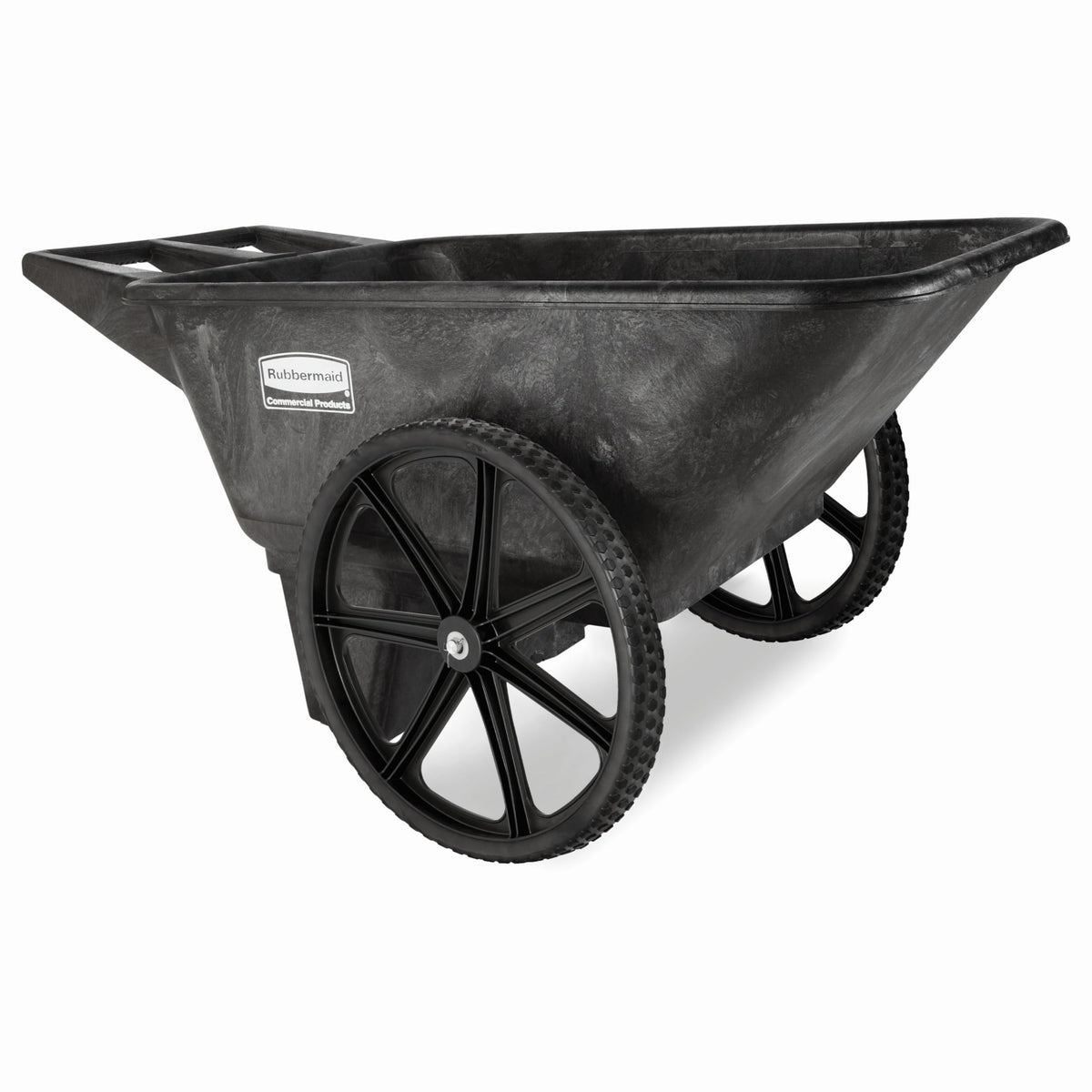 Rubbermaid Commercial Products 8.75 Cubic Foot, All-Weather, Big-Wheel Cart/Yard Cart/Lawn