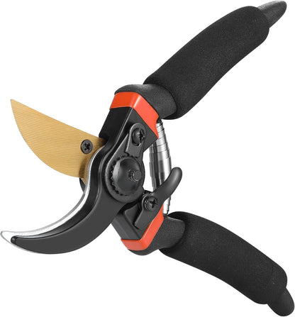 5 pack Garden Pruning Shears Stainless Steel Blades, Handheld Scissors Set with Gardening