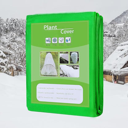 Alphatool 2.0oz/yd² Plant Covers Freeze Protection - 10 x 20 ft Easy of Use Green Winter Plant