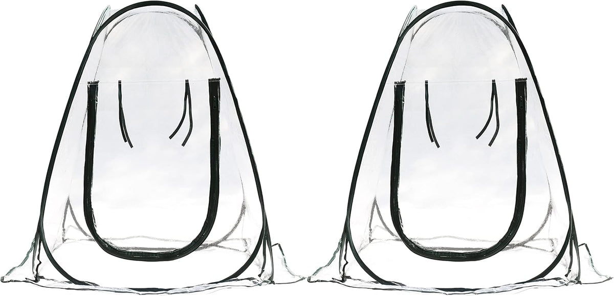Gardzen 2-Pack 27"x27"x31" Pop up Grow Greenhouse Small Greenhouse, Portable Plant Flowers Mini