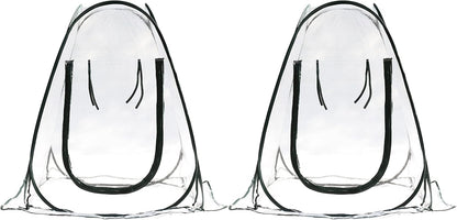 Gardzen 2-Pack 27"x27"x31" Pop up Grow Greenhouse Small Greenhouse, Portable Plant Flowers Mini
