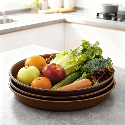 TITE Plant Saucer 16 inch,Heavy Large Planter Durable Thicker Plastic Plant Trays for Indoors and