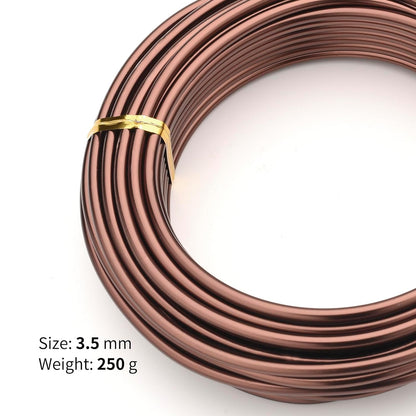 Bronze-3.5-Anodized Aluminum Bonsai Training Wire 250g Large Roll,Many Size to Choose,KSVZS