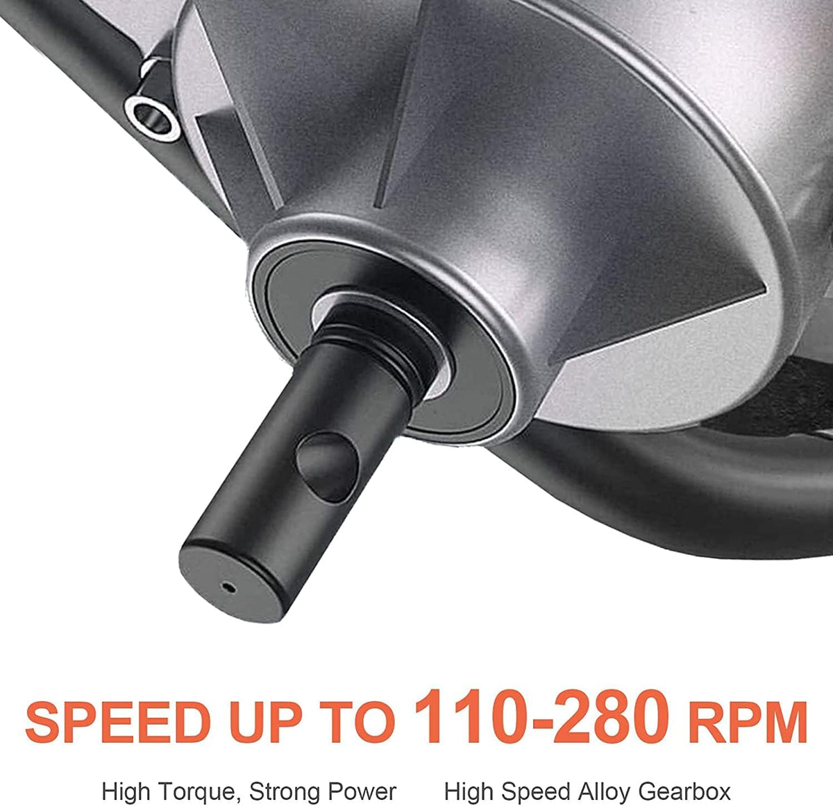 DC HOUSE 52cc 1800W Gas Powered Earth Auger EPA Certified Post Hole Digger, with 3 Drill Bits 4" 6"