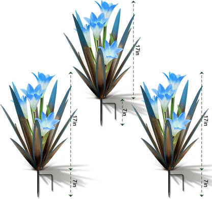 Homight Metal Agave Plant Outdoor Decoration Lily Mexican Yard Art Garden Gift Home Decor Hand