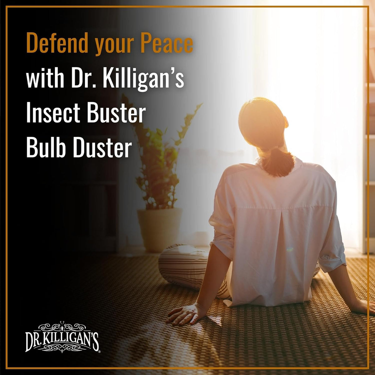 Dr. Killigan's The Insect Buster - Bulb Duster for Diatomaceous Earth and Other Powders - Effective