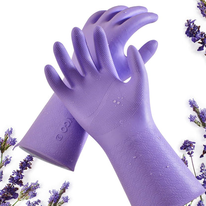 Vgo... Extra Long Gardening Gloves,Double-layer,Waterproof,Slip-Resistant,Chemical-Resistant Glove