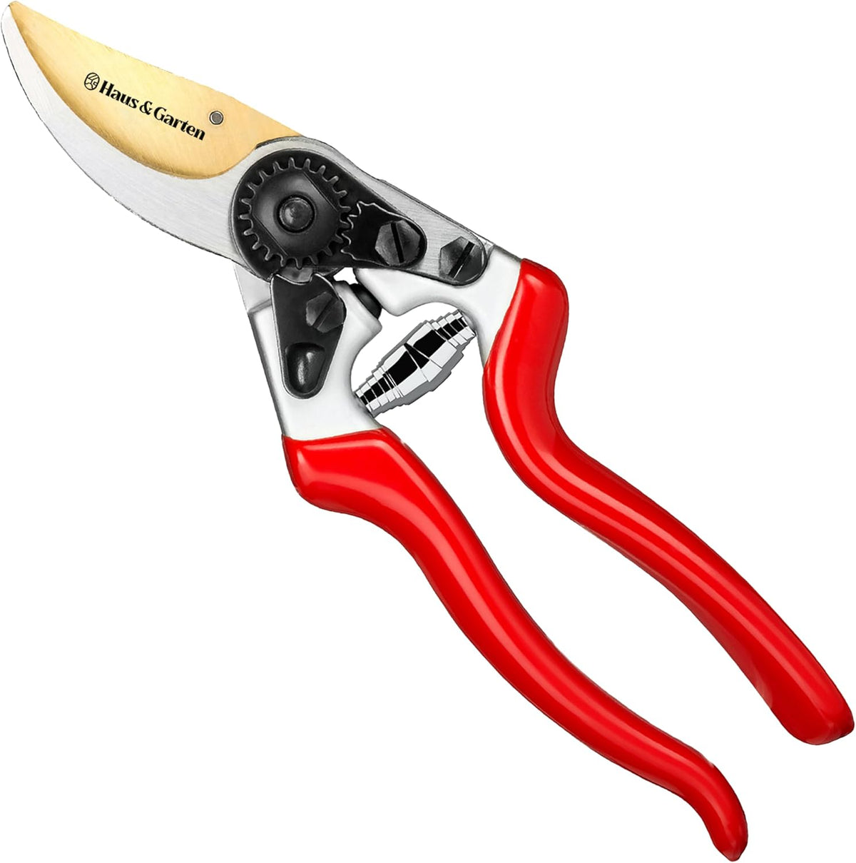 Haus & Garten EnduroPRO Ergonomic Bypass Pruners - Professional Titanium Garden Shears - Heavy Duty