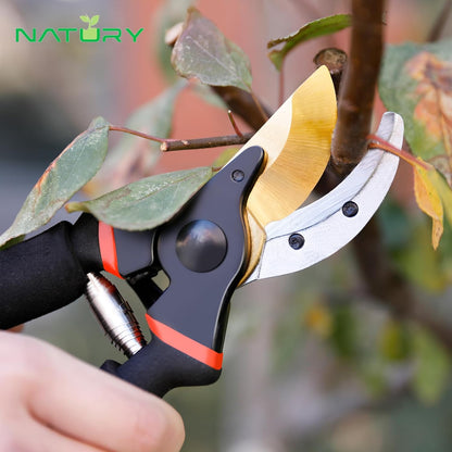Bypass Pruning Shears Set with Garden Snips and Soil Moisture Meter – Premium Titanium Pruning