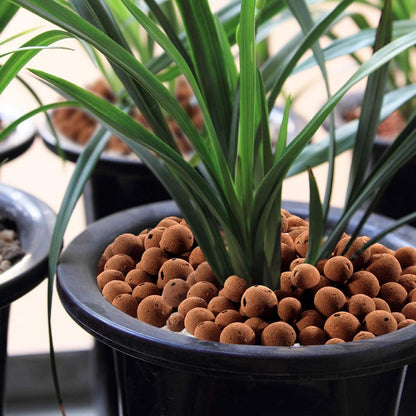 Halatool 4LB Leca Clay Pebbles for Plants 4mm-16mm Lightweight Clay Balls 100% Natural Hydro Balls