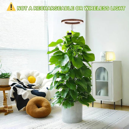 Plant Grow Light,yadoker LED Growing Light Full Spectrum for Indoor Plants, Paired with a Soil