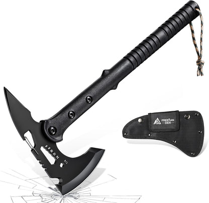 Freelander Hatchet, Sharp Outdoor Axe, Portable Camping Axe with Clip and Sheath, Durable Hatchet