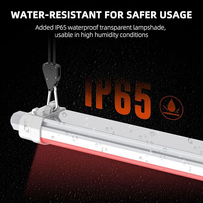 Spider Farmer GlowR40 LED Plant Grow Light, Deep Red Supplemental Lighting Bar 2ft, 650-665NM High