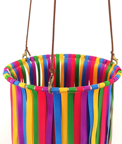 Satin Ribbon Windsock Streamer, Outdoor Decorations for Your Patio, Garden, Yard, Dock and Camper