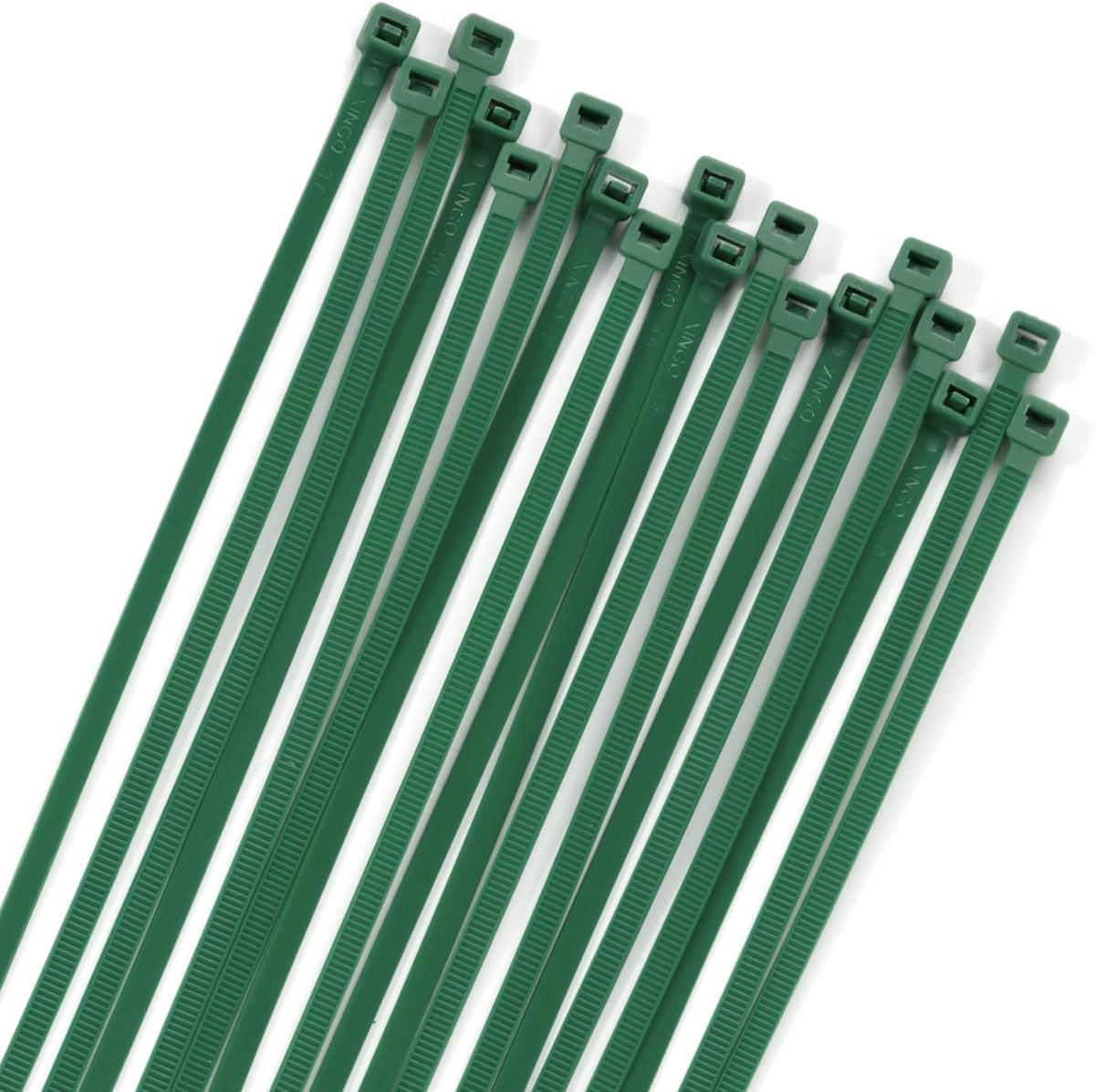 XINGO 100PCS Cable Zip Ties Heavy Duty, Premium Nylon Plastic Wire Ties with 50 Pounds Tensile