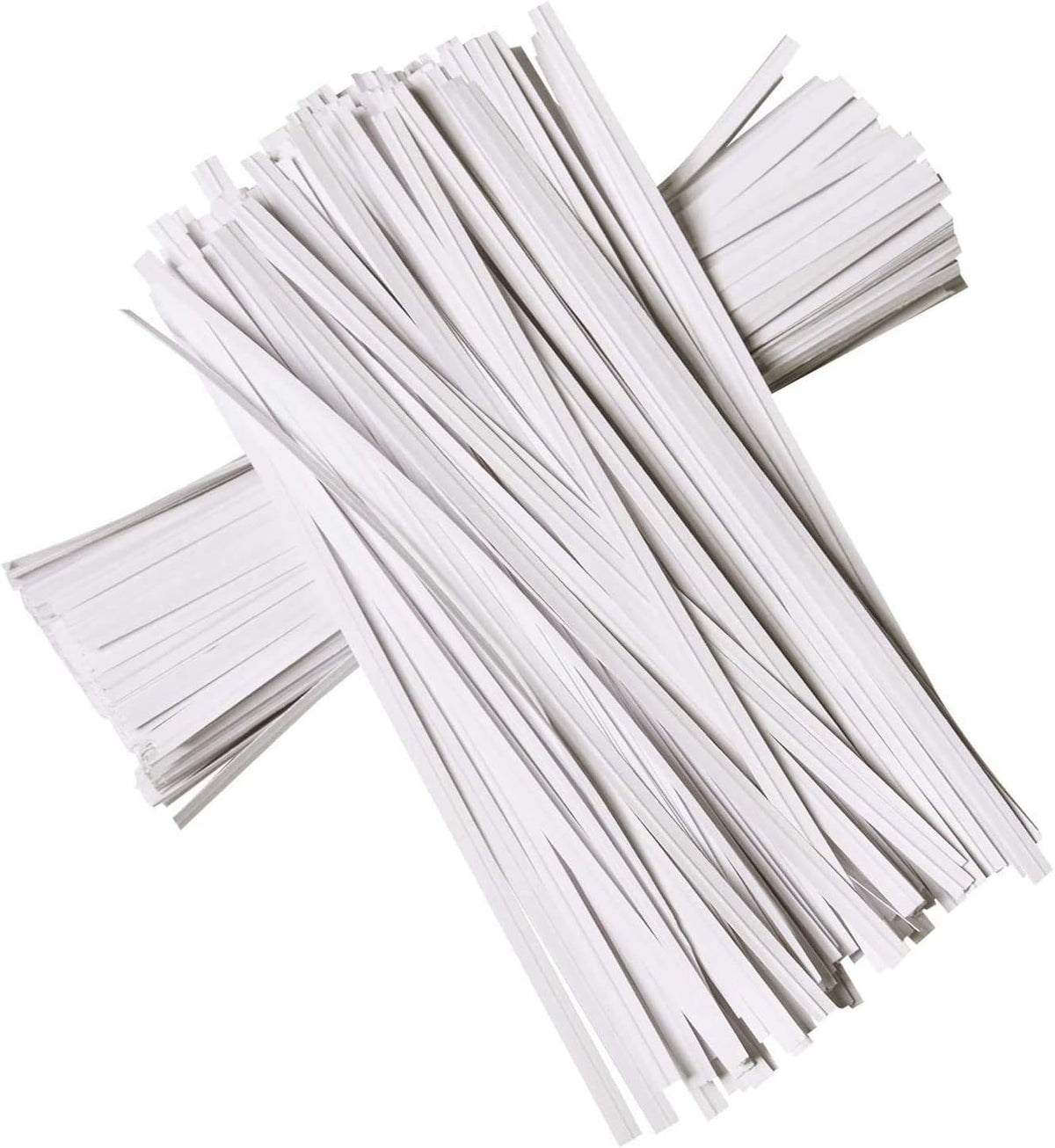 Paper Twist Ties 1000Pcs 6Inch White Color Cable Ties for Making Facial Face Mask Plants Party