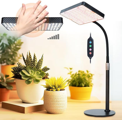 FECiDA Smart Control Desk Grow Light with Timer 4/8/12H, 25W Table Top Grow Lights for Indoor