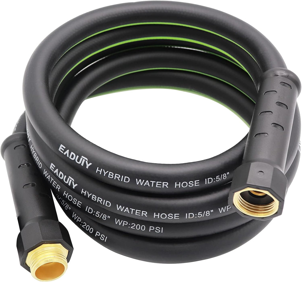 Hybrid Lead In Garden Hose 5/8 IN. x 10 FT, Heavy Duty, Lightweight, Flexible with Rotatable Grip
