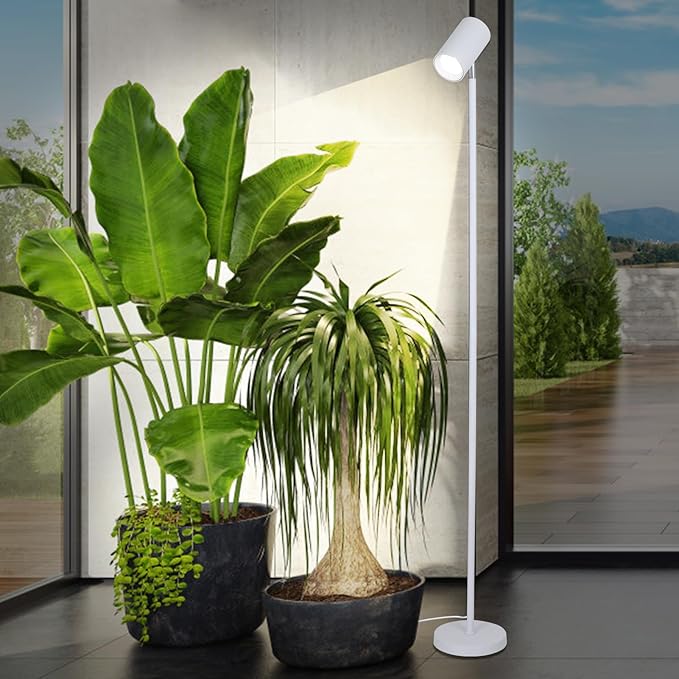 HMVPL 40W Grow Lights Stand for Indoor Plants Full Spectrum, Standing Plant Light for Indoor