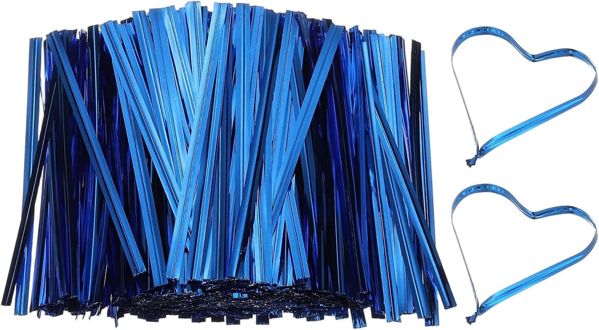PATIKIL Bag Twist Ties 3 Inch, 800 Pcs Metallic Bread Ties for Treat Plastic Bags Gift Wrapping
