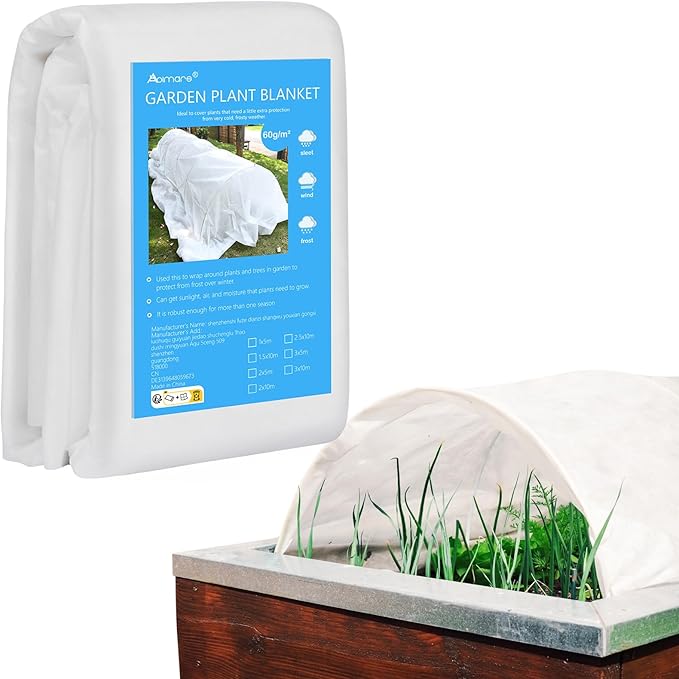 Abimars Thicker Plant Covers Freeze Protection 1.77 oz/yd², 10ft x 33ft Reusable Floating Row Cover