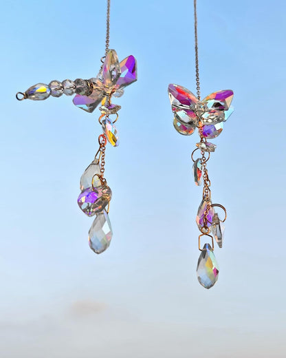 Sun Catchers Indoor Window Hanging Crystal Beads Dragonfly Prism Suncatcher Ornament Rainbow Maker