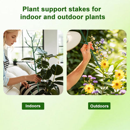 15 Pack Stackable Plant Support Stakes, Garden Trellis for Climbing Plants Indoor and Outdoor Use