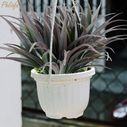 6Pcs Artificial Grass Fake Plants 17.3in Outdoor Plants UV Resistant Faux Greenery Stems Fake Grass