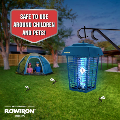 Flowtron Bug Zapper, 1 Acre of Outdoor Coverage with Powerful 40W Bulb & 5600V Instant Killing