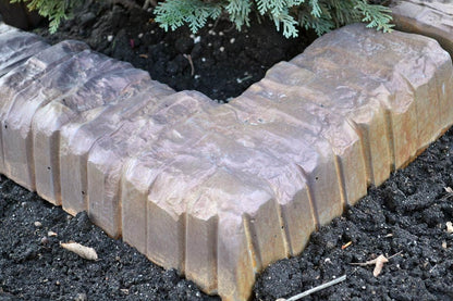 Concrete Mold Garden Edging Stone Garden Edging Tree Landscape Flower Sold 1 Piece BR09-1